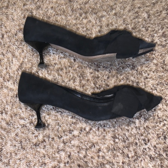 Miu miu suede heels with bow - Picture 4 of 8